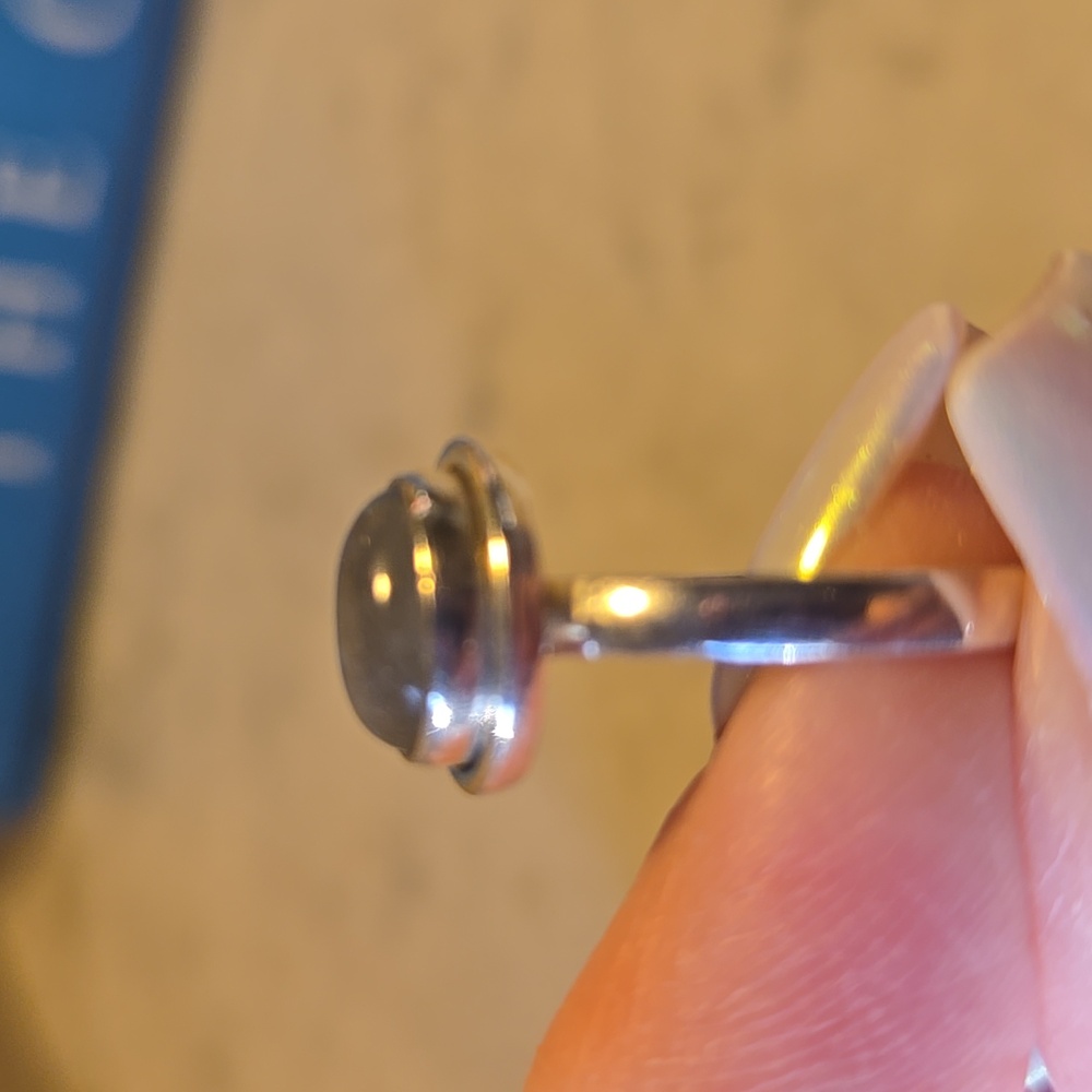 Labradorite Solid Sterling Silver Ring - image 6